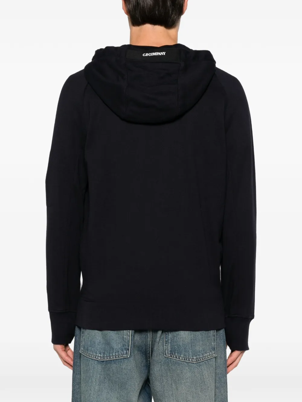 C.P. Company Hoodie met rits Zwart