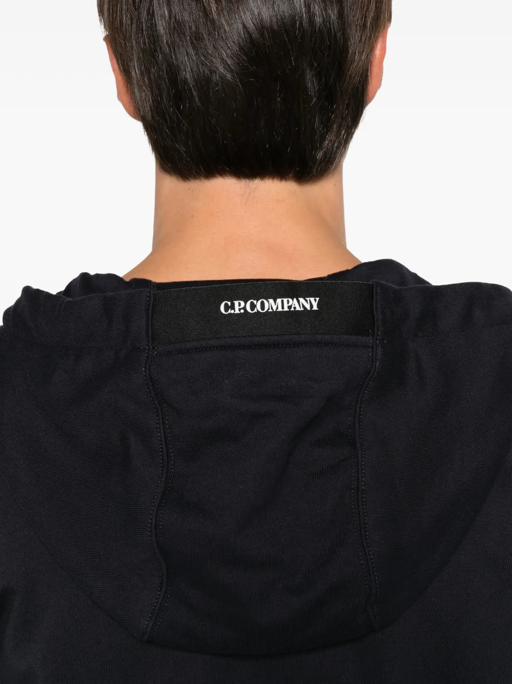 C.P. Company Hoodie met rits Zwart