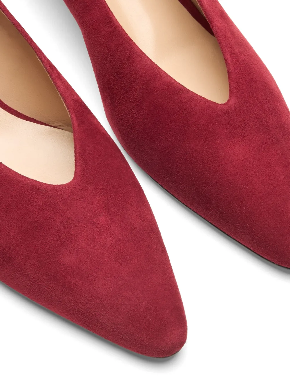 Casadei Giselle pumps met amandelvormige neus Rood