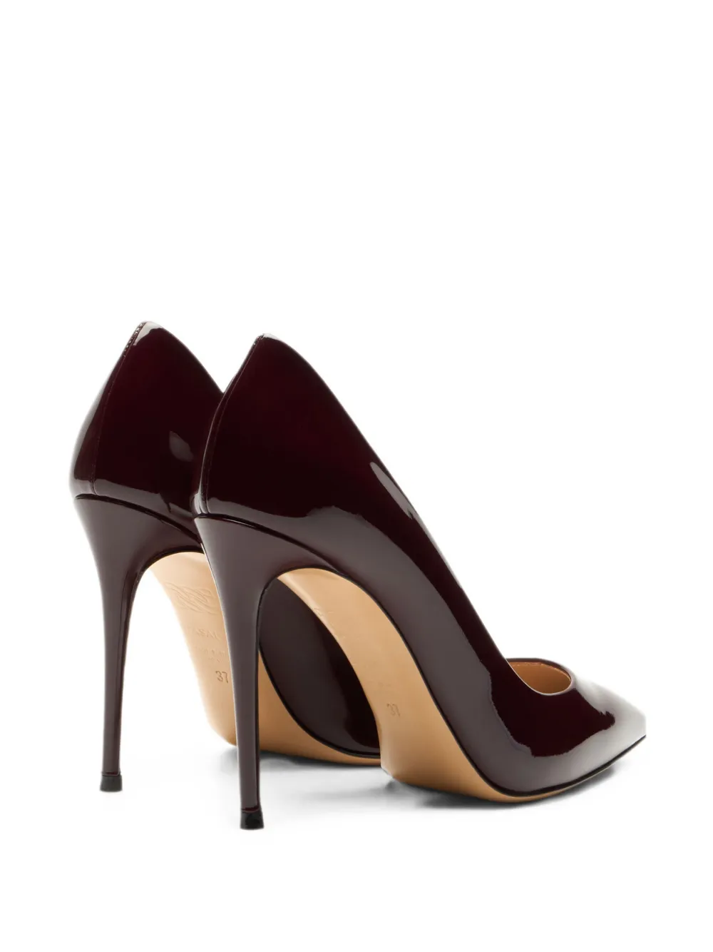 Casadei Julia patent leather pumps Rood