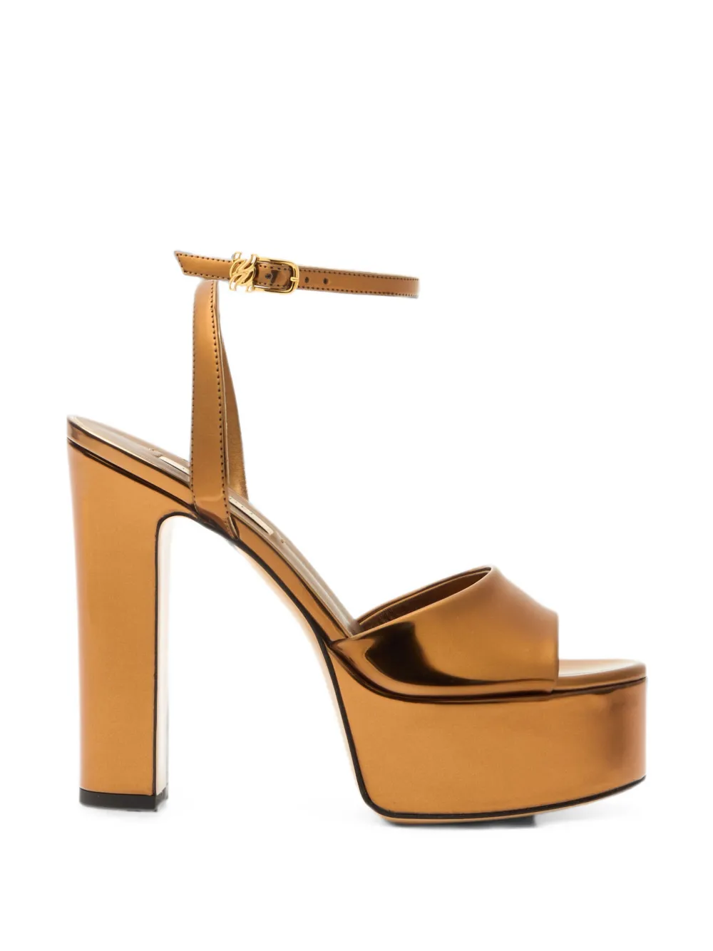 Casadei Patty Platform Interstellar sandals Goud