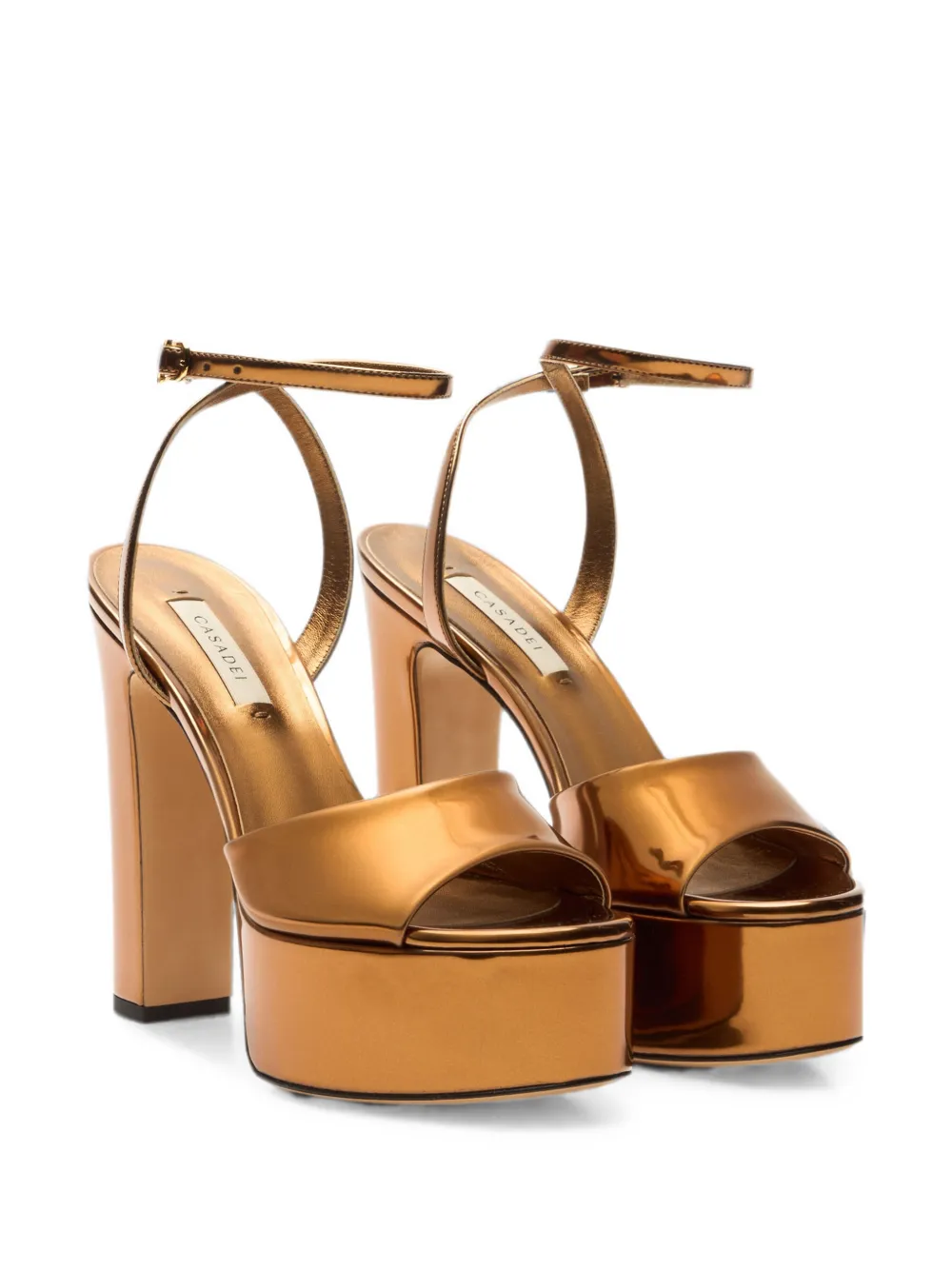 Casadei Patty Platform Interstellar sandals Goud