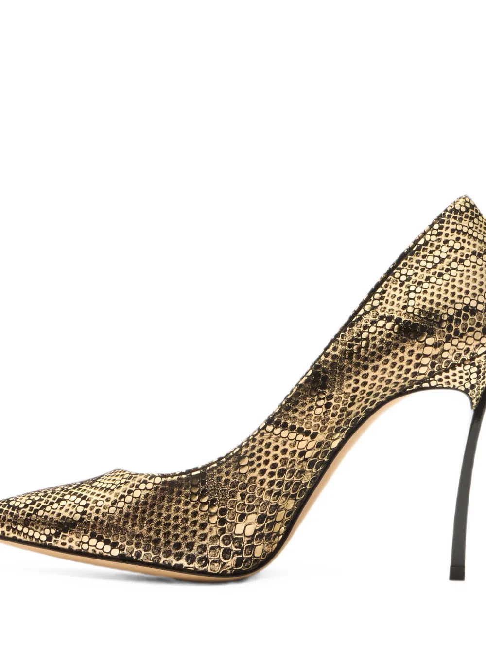 Casadei Blade Goldfinger pumps Goud