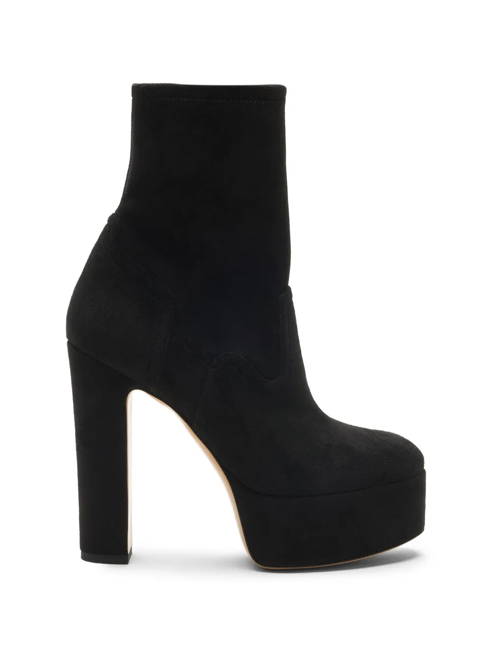 Casadei Patty platform ankle boots Zwart