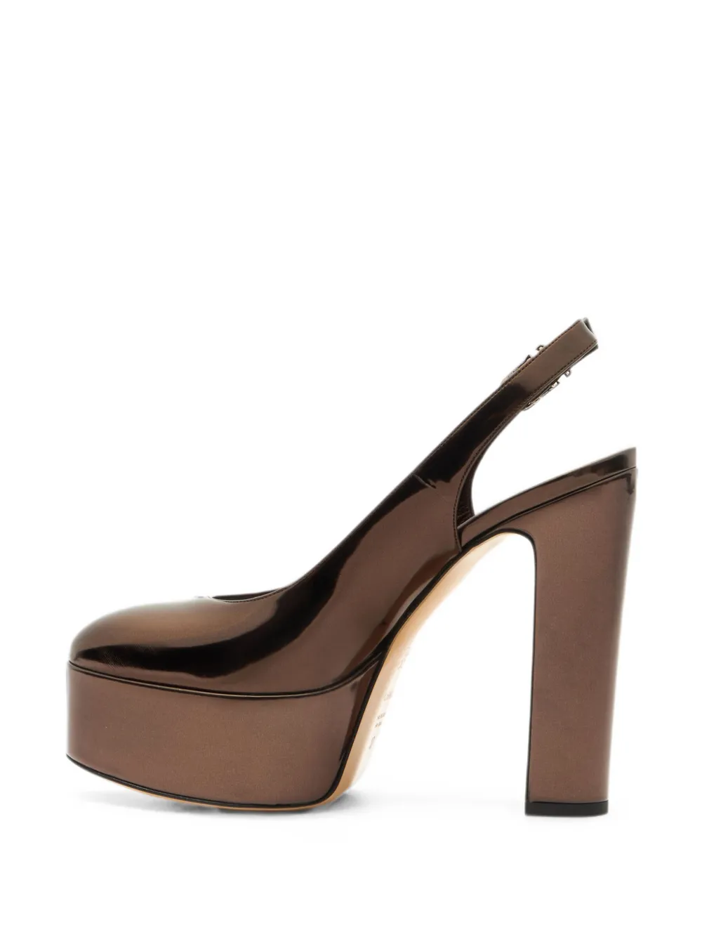 Casadei Patty Platform Interstellar slingback pumps Bruin