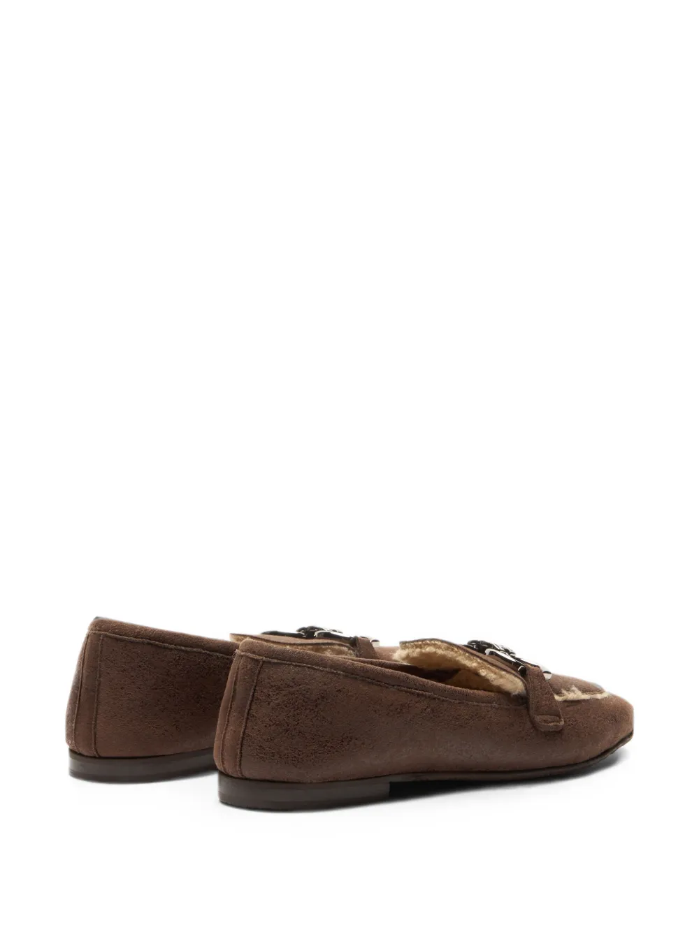 Casadei Bufaland chain-detail loafers Bruin