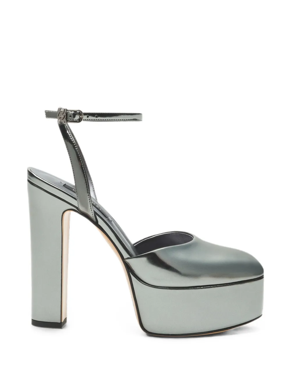 Casadei Patty Platform Interstellar sandals Zilver