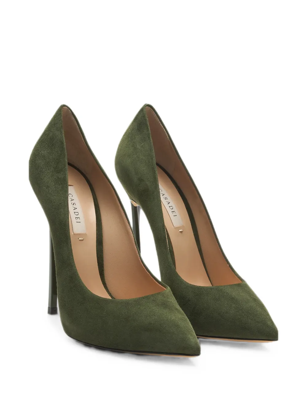 Casadei 블레이드 스웨이드 펌프스 In Multi