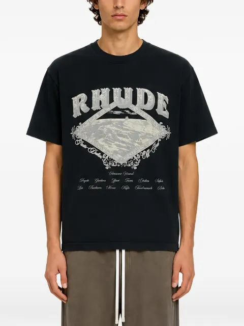 RHUDE camiseta con estampado gráfico