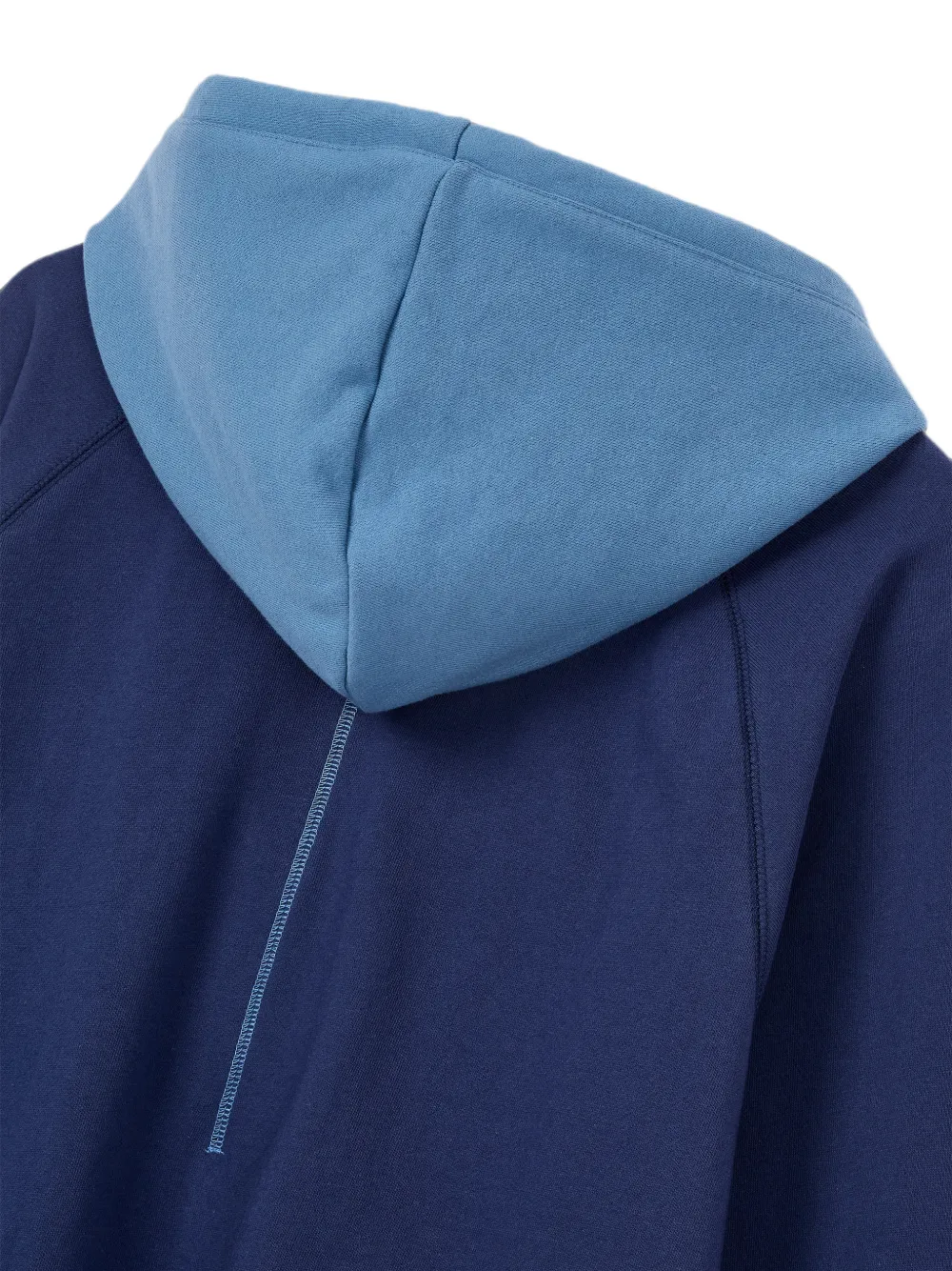 TOMBOY Hoodie met contrasterende capuchon en raglan mouwen Blauw