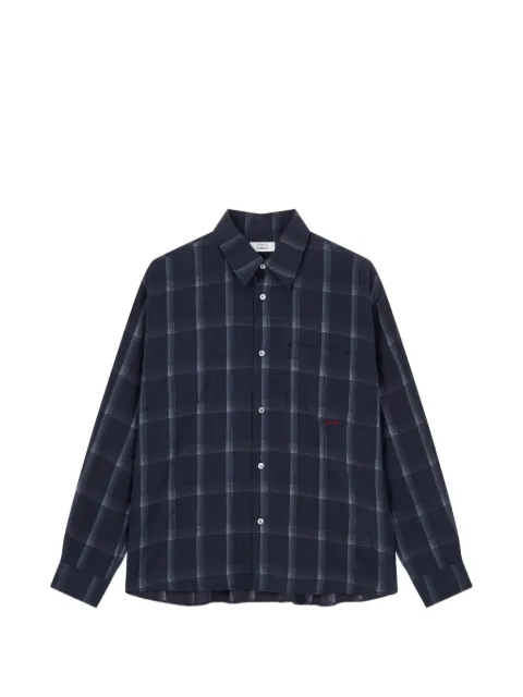 TOMBOY check-pattern long-sleeve shirt