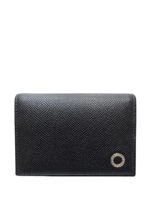 Bvlgari Pre-Owned 2000-2026 Grained Calfskin Bvlgari Bvlgari Man Business card holder