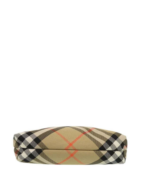 Burberry Super Nova Check Drawstring　Bag Burberry Pre-Owned 2023-2026 Supernova Check Nylon Drawstring