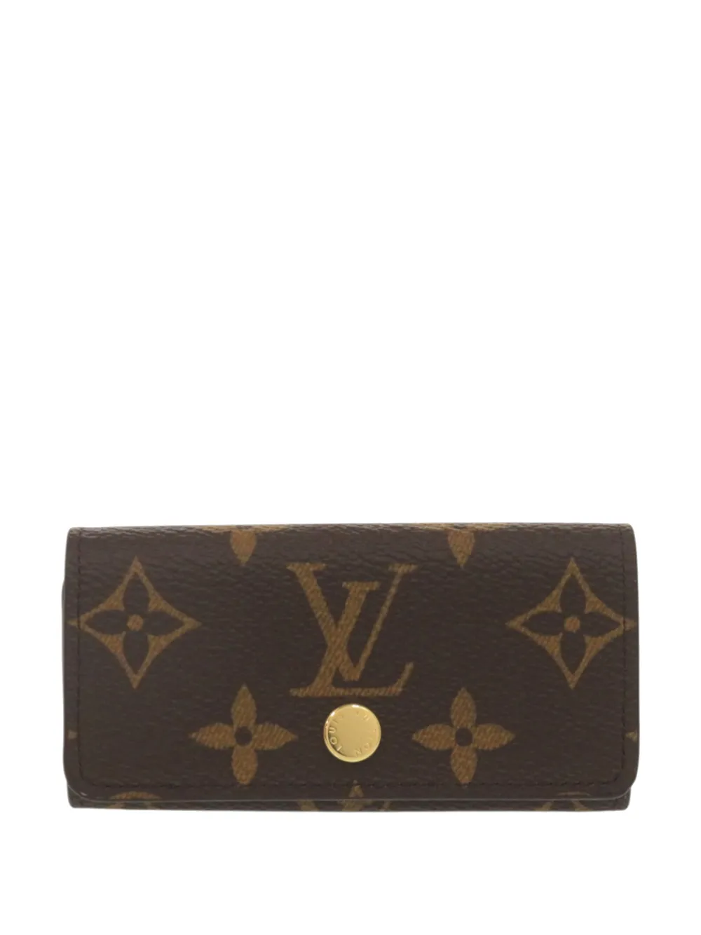Louis Vuitton Pre-Owned 2021-2026 Monogram Schlüsseletui für 4 Schlüssel - Braun