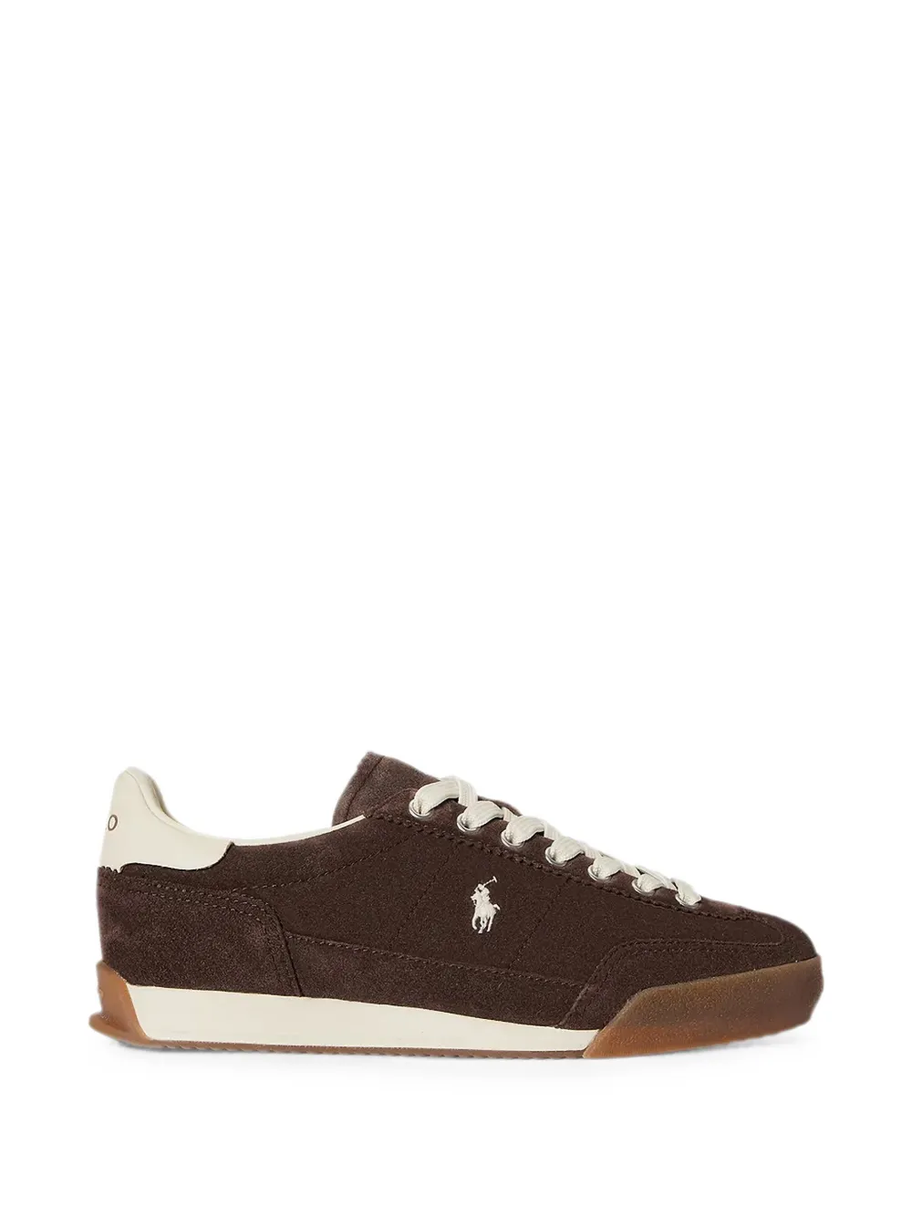 Polo Ralph Lauren Hester logo-embroidered suede sneakers Bruin