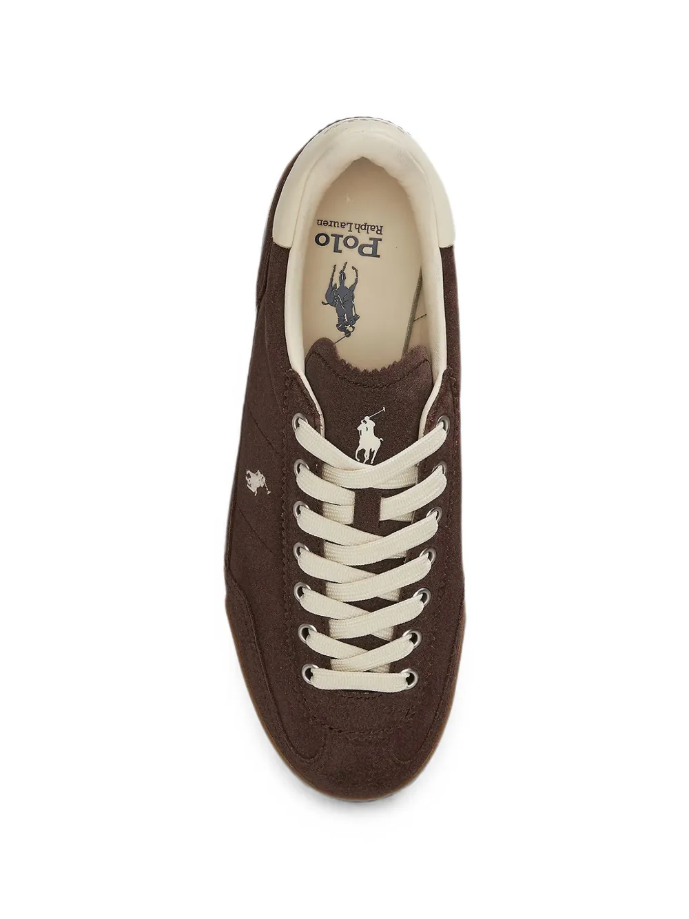 Polo Ralph Lauren Hester logo-embroidered suede sneakers Bruin