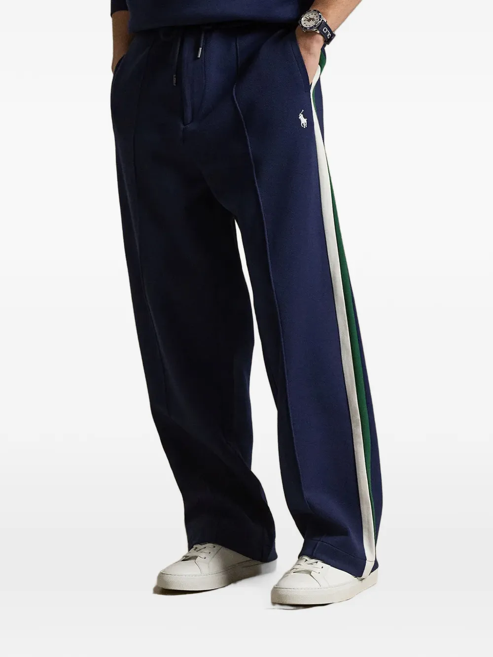 Polo Ralph Lauren side-stripe track pants - Blu