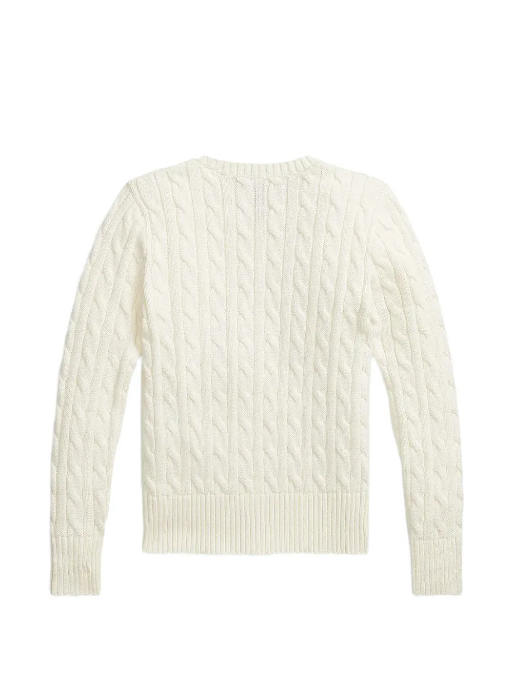 POLO RALPH LAUREN KIDS Kabelgebreide trui Wit