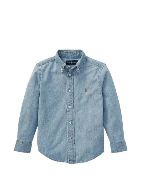POLO RALPH LAUREN KIDS button-down denim shirt