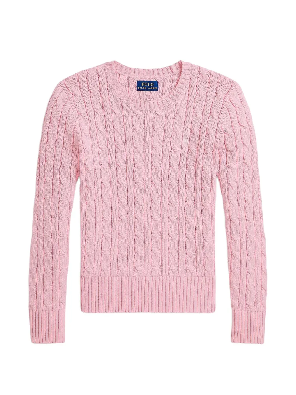 POLO RALPH LAUREN KIDS Kabelgebreide trui Roze