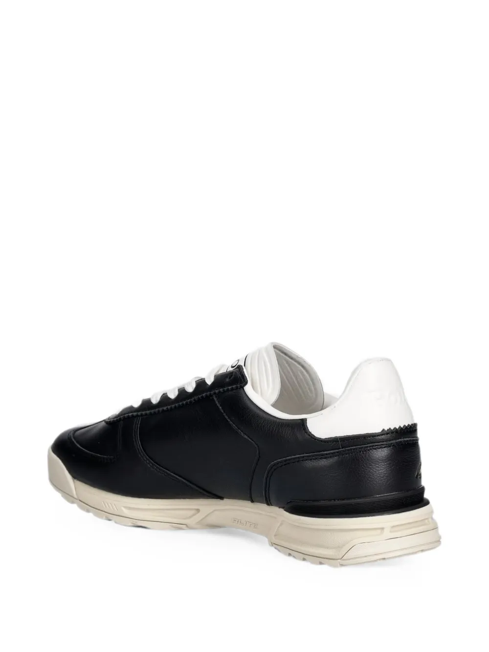 Polo Ralph Lauren Varick logo-debossed leather sneakers Zwart