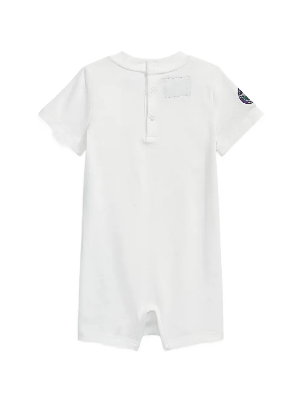 POLO RALPH LAUREN KIDS Romper met logo Wit