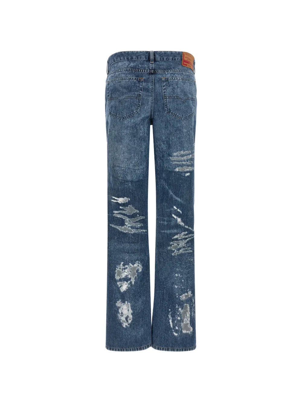  Diesel X Tinder 1969 D-ebbey Devoré-detail Jeans - Azul 