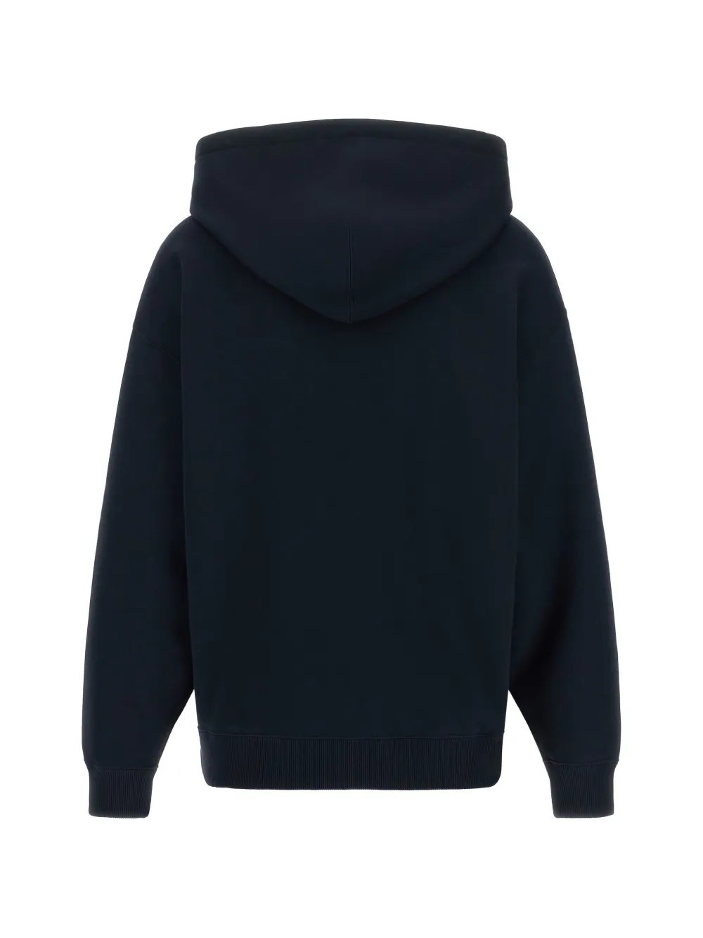 Jil Sander Hoodie met verlaagde schouders en logoprint Blauw
