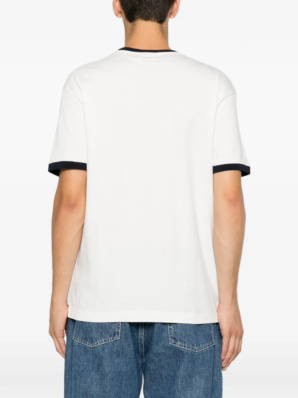 Drôle De Monsieur T-shirt met logoprint Wit