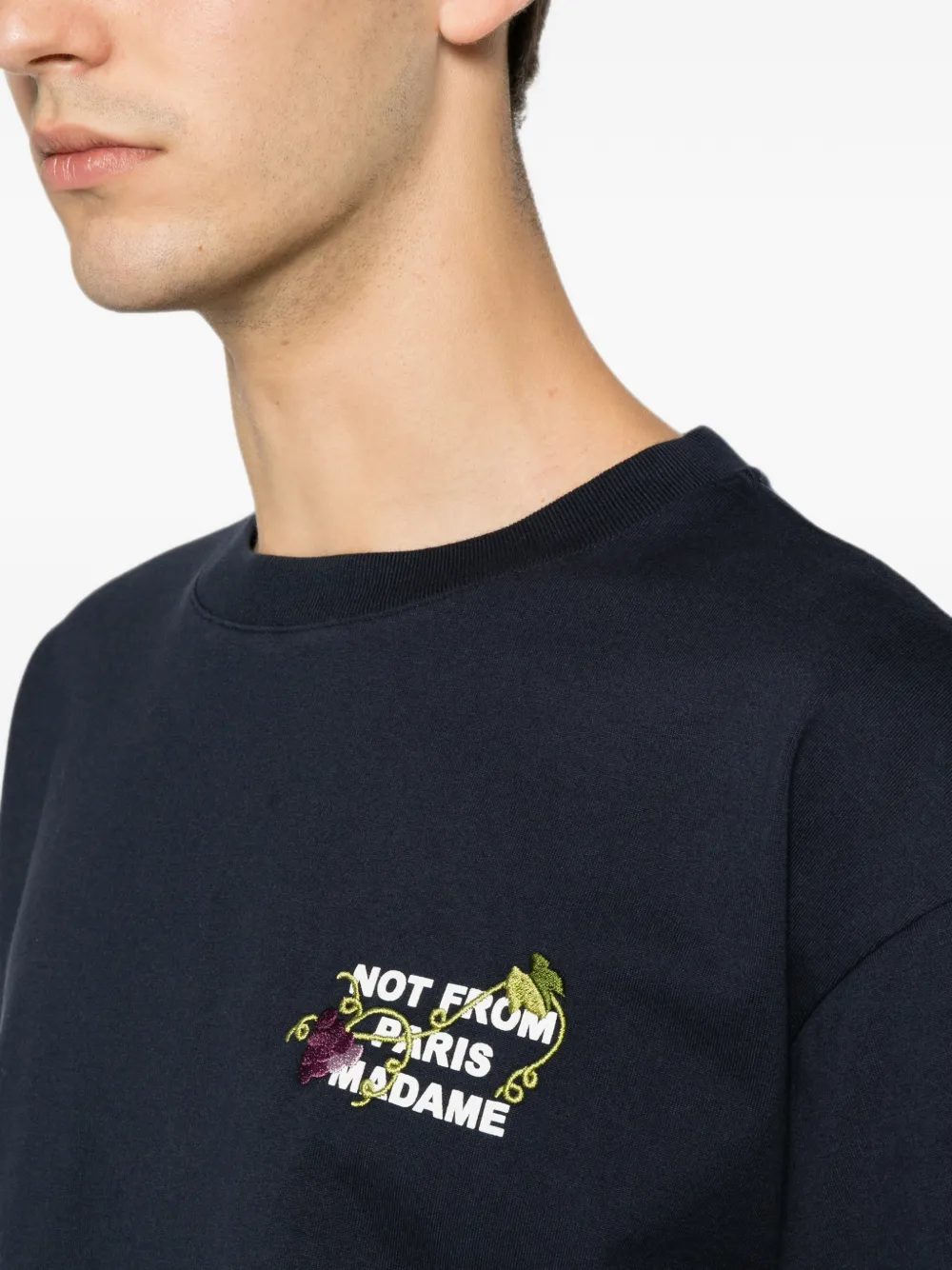 Drôle De Monsieur T-shirt Blauw