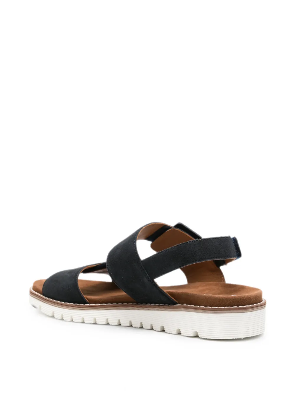 ARA Sandalen met klittenband en gespdetail Blauw