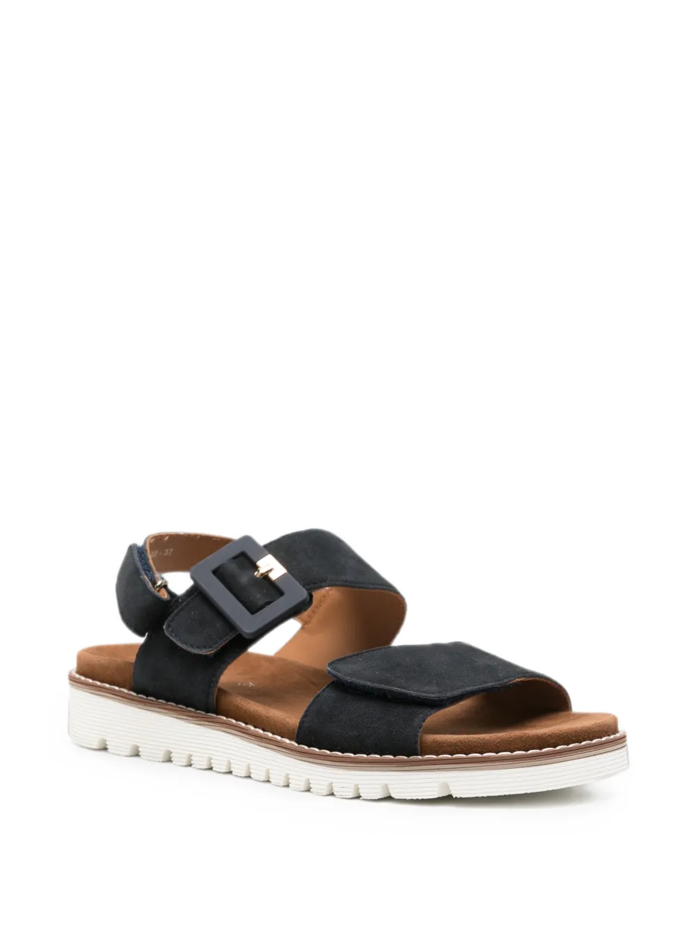 ARA Sandalen met klittenband en gespdetail Blauw