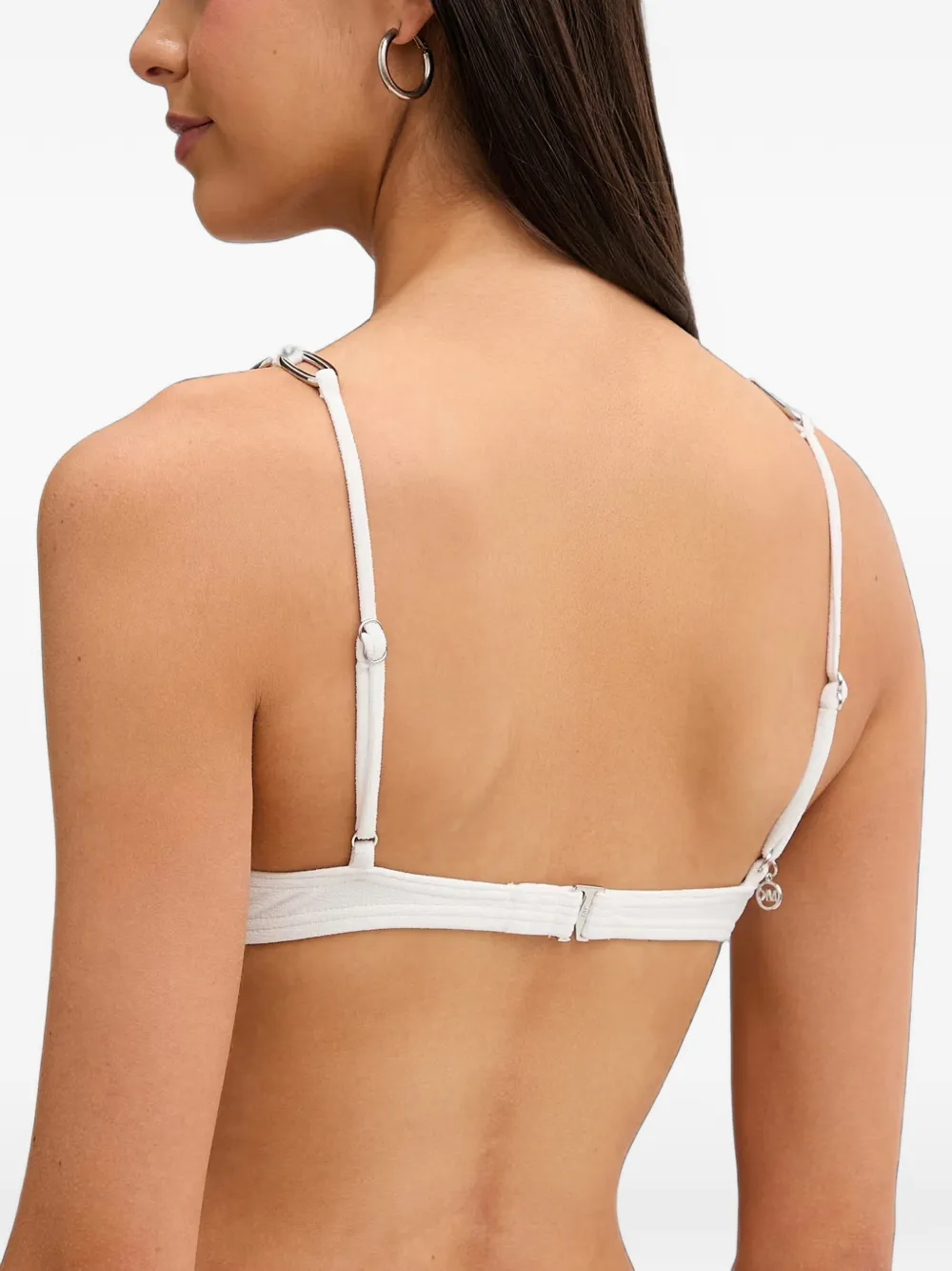 Michael Kors chain-link bikini top Wit