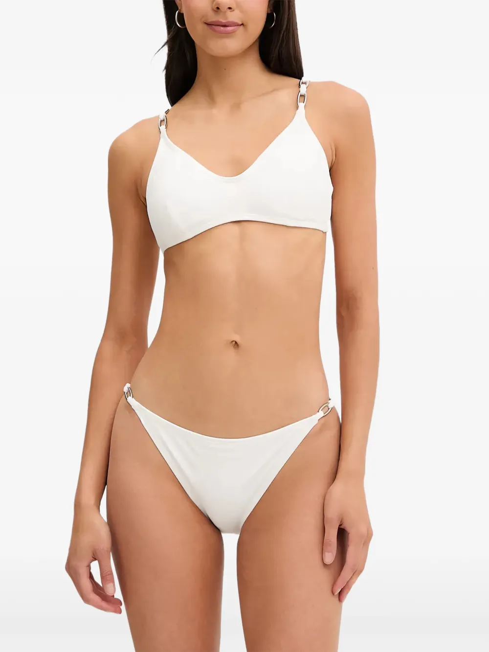 Michael Kors chain-link bikini top Wit