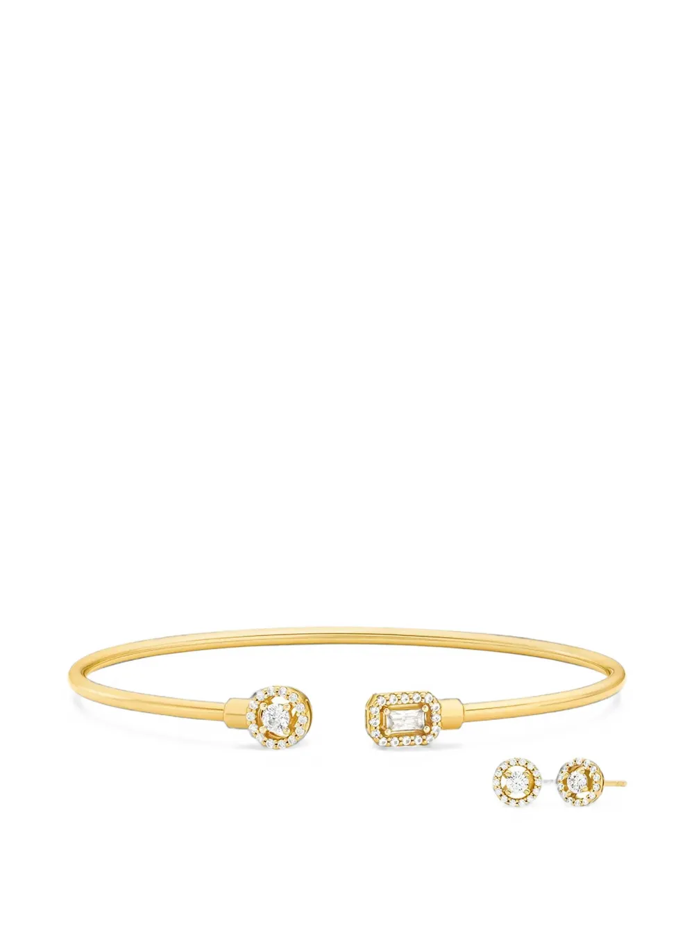 Michael Kors cubic zirconia-embellished bracelet set - Oro