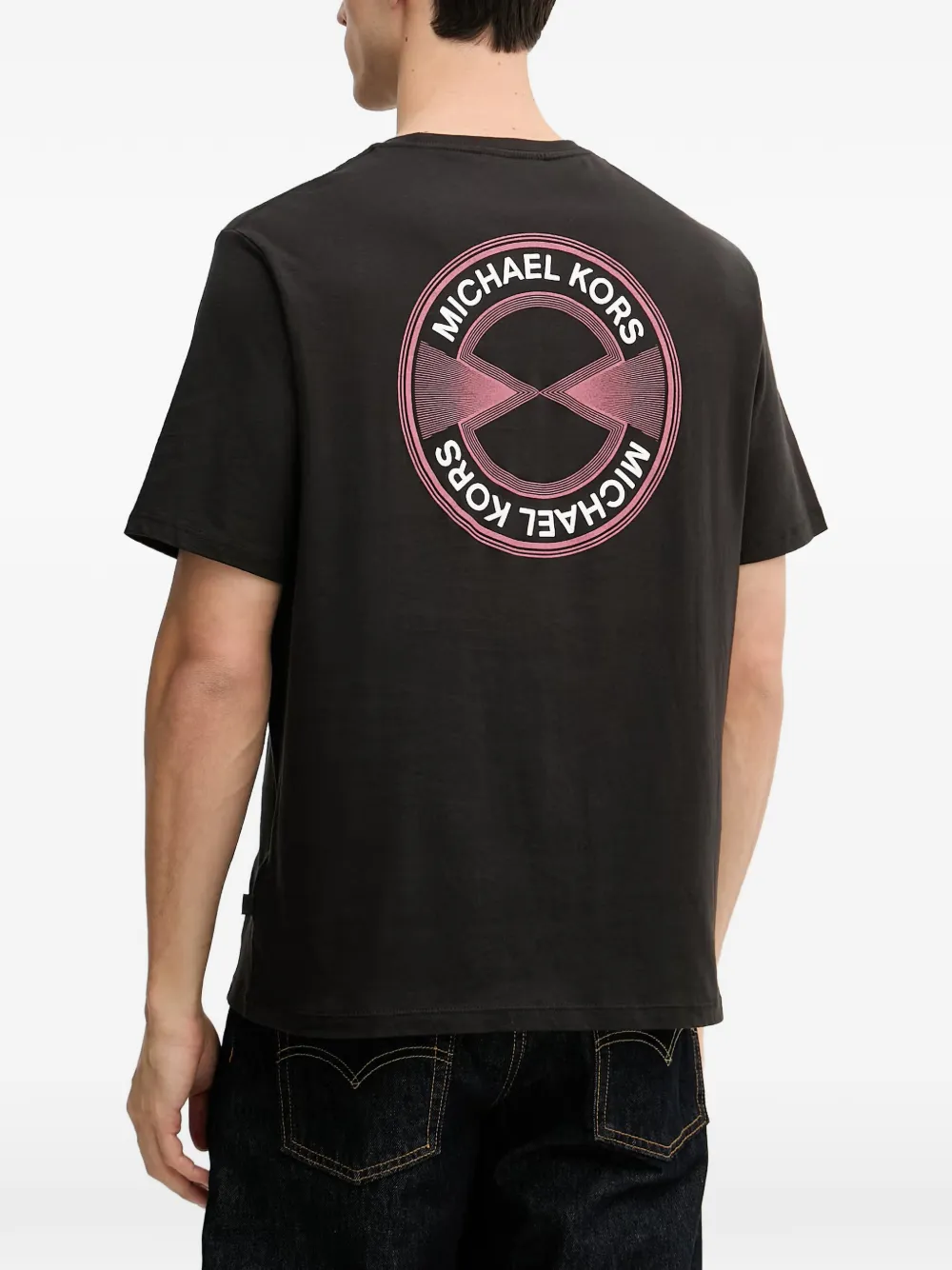 Michael Kors T-shirt met logoprint Zwart