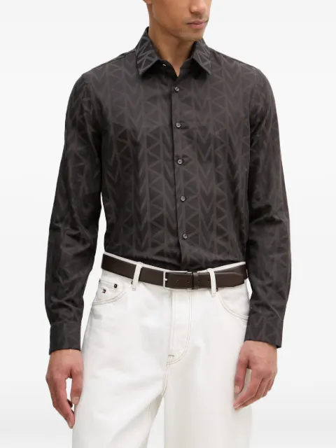 Michael Kors monogram-print long-sleeve shirt