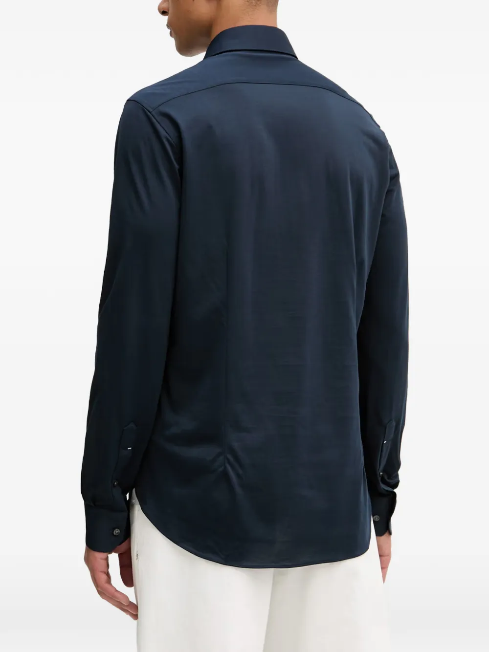 Michael Kors Overhemd met geborduurd logo Blauw