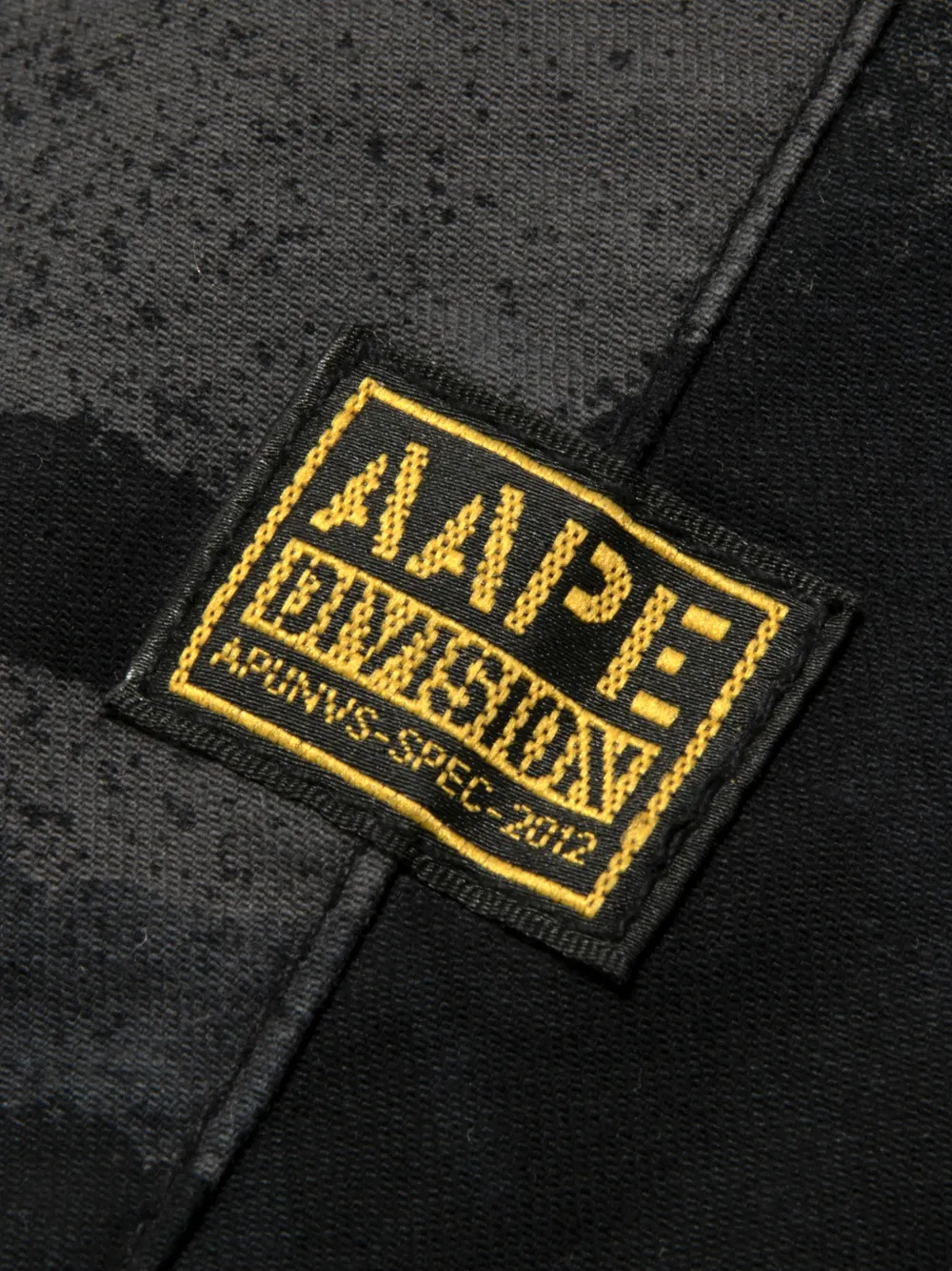 AAPE BY *A BATHING APE Shorts met camouflageprint Zwart