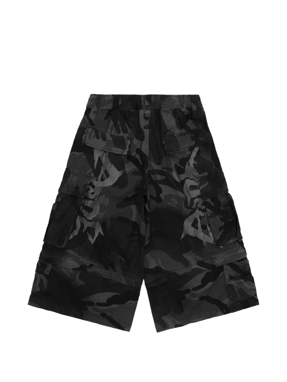 AAPE BY *A BATHING APE Shorts met camouflageprint Zwart