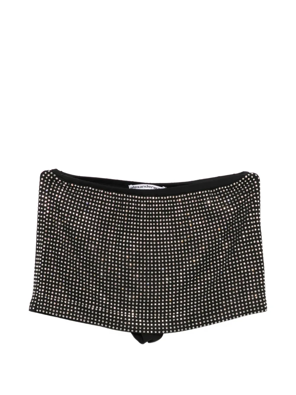 Alexander Wang crystal-embellished shorts - Nero