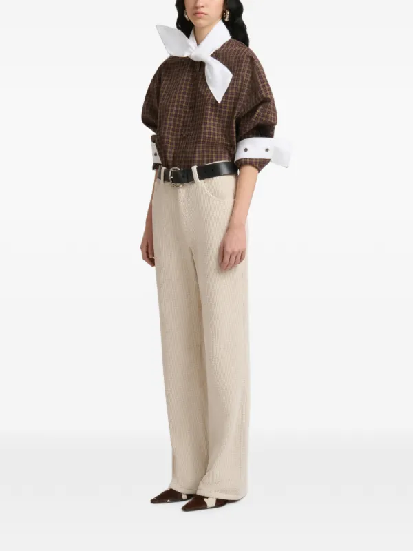 Marni コーデュロイ フレアパンツ | ニュートラル | FARFETCH JP