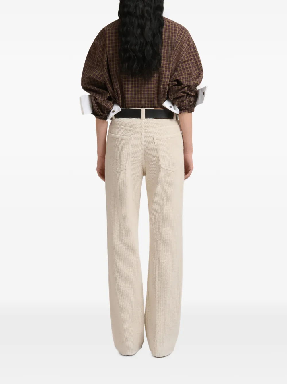 Marni Flared broek Beige
