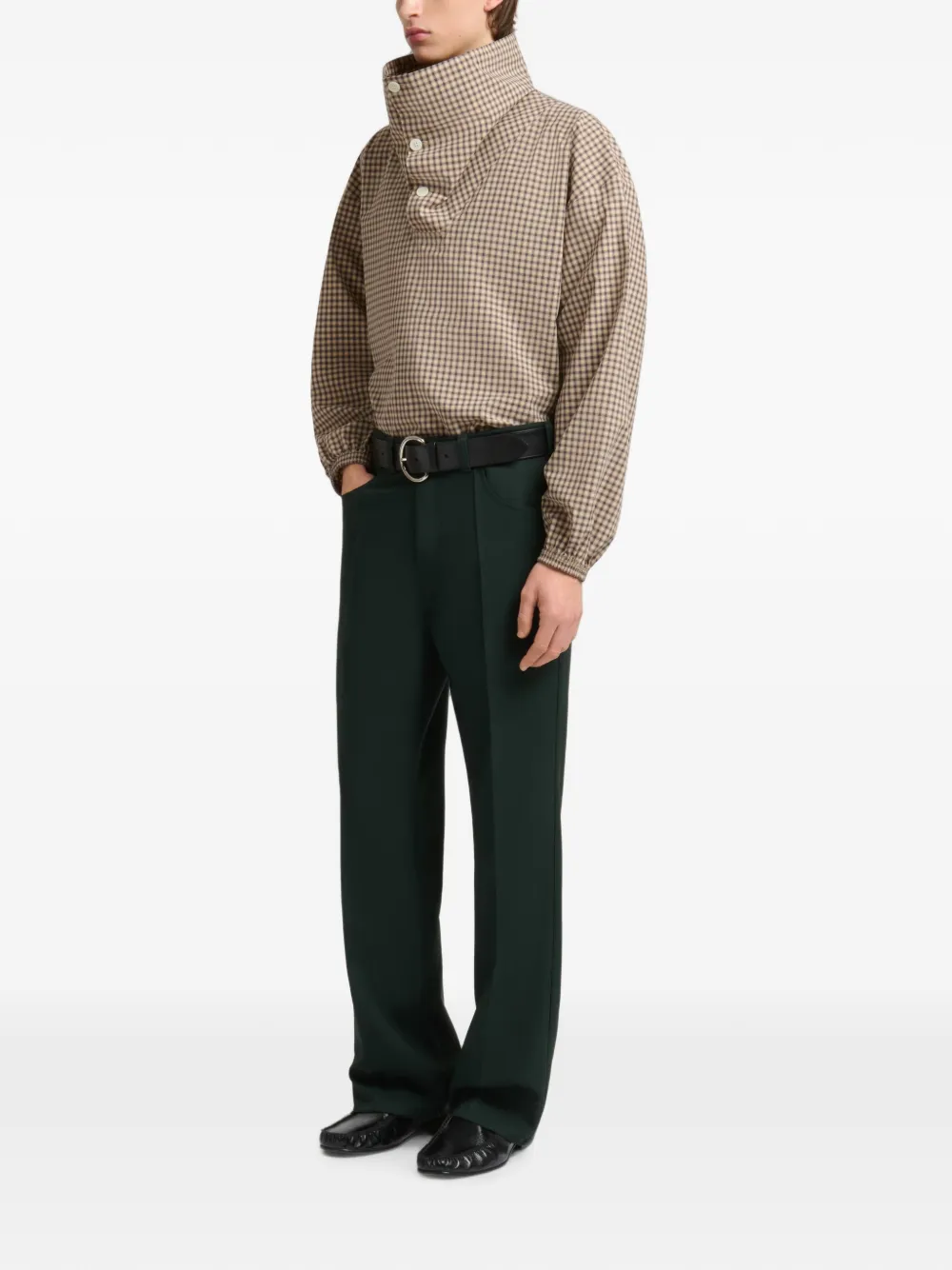 Marni Techno stoffen broek Groen