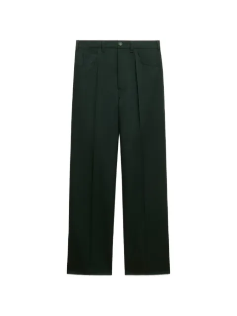 Marni pressed-crease straight-leg trousers
