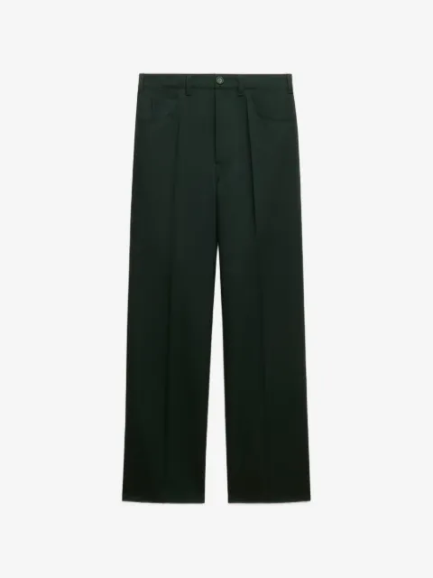 Marni pressed-crease straight-leg trousers