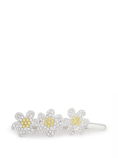 Marni rhinestone-embellished daisy hair slide