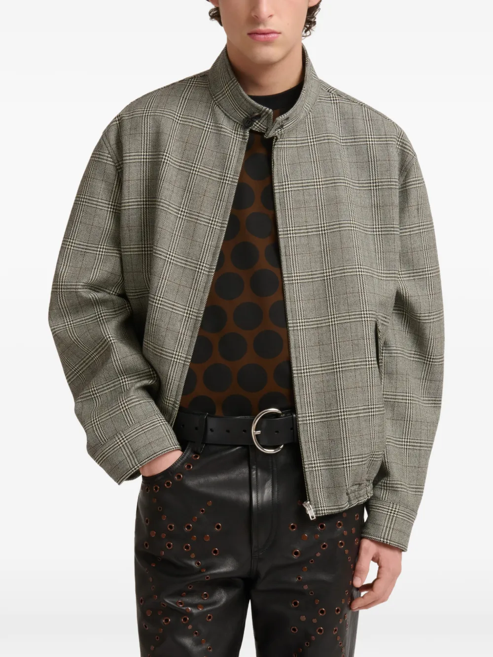 Marni Geruit jack Grijs