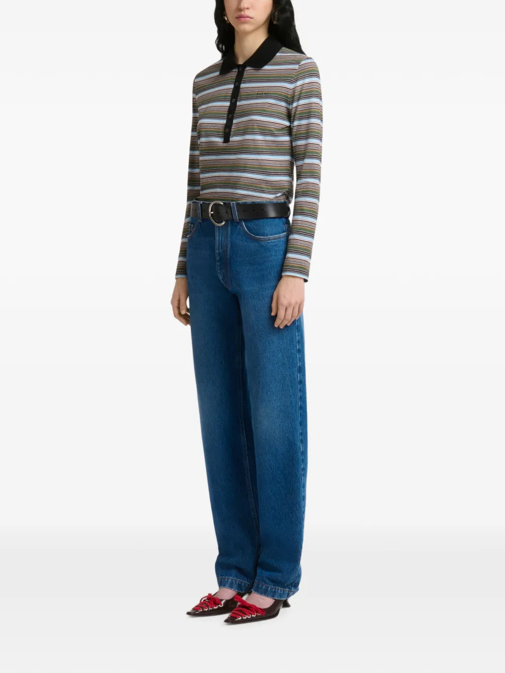 Marni Straight jeans Blauw