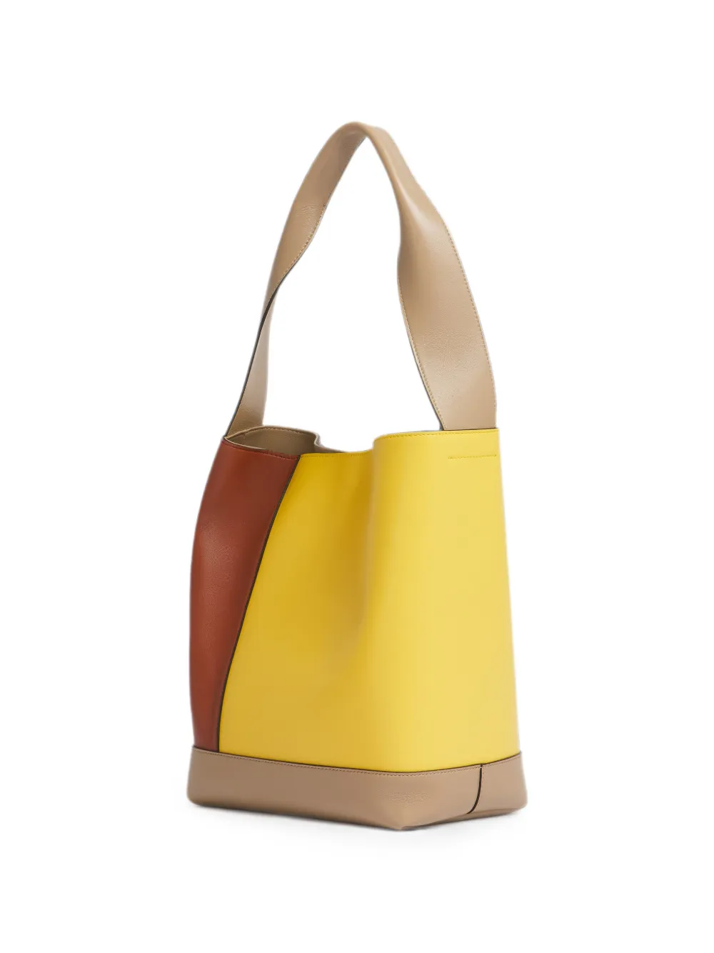 Marni Pod 2.0 leren tas Bruin